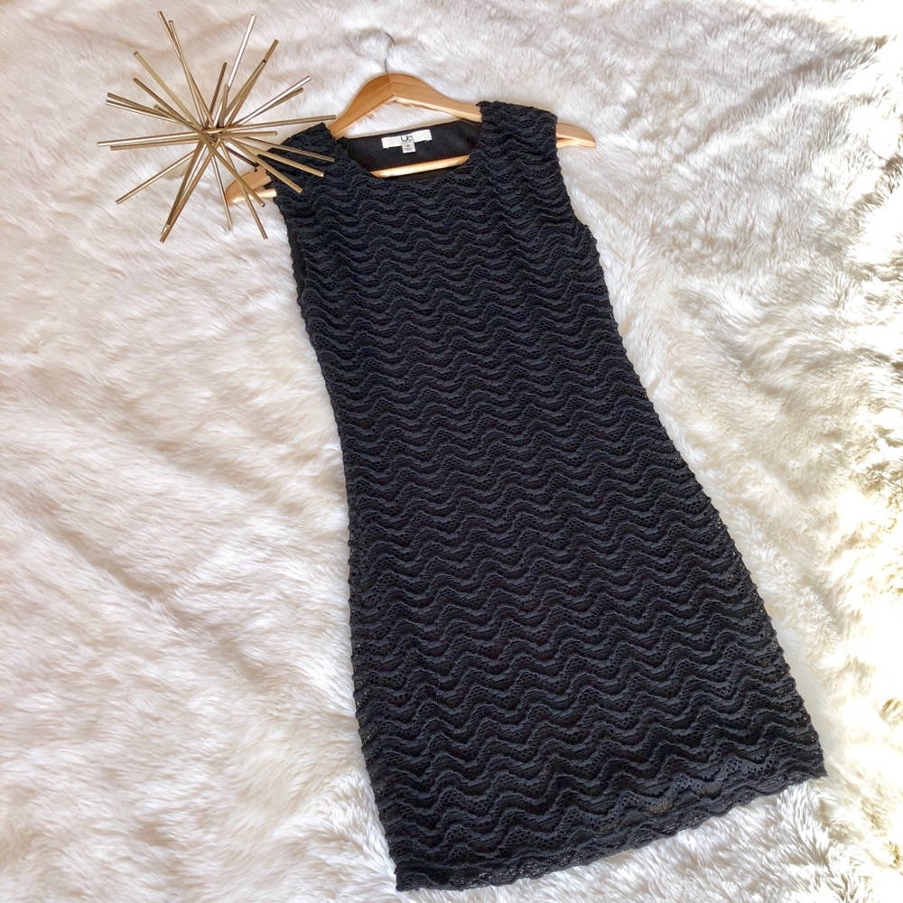 Ya Los Angeles Fitted Black Dress Size Small